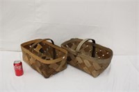 2 Vintage Produce Baskets