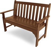 POLYWOOD GNB48TE Vineyard 48 Bench  Teak