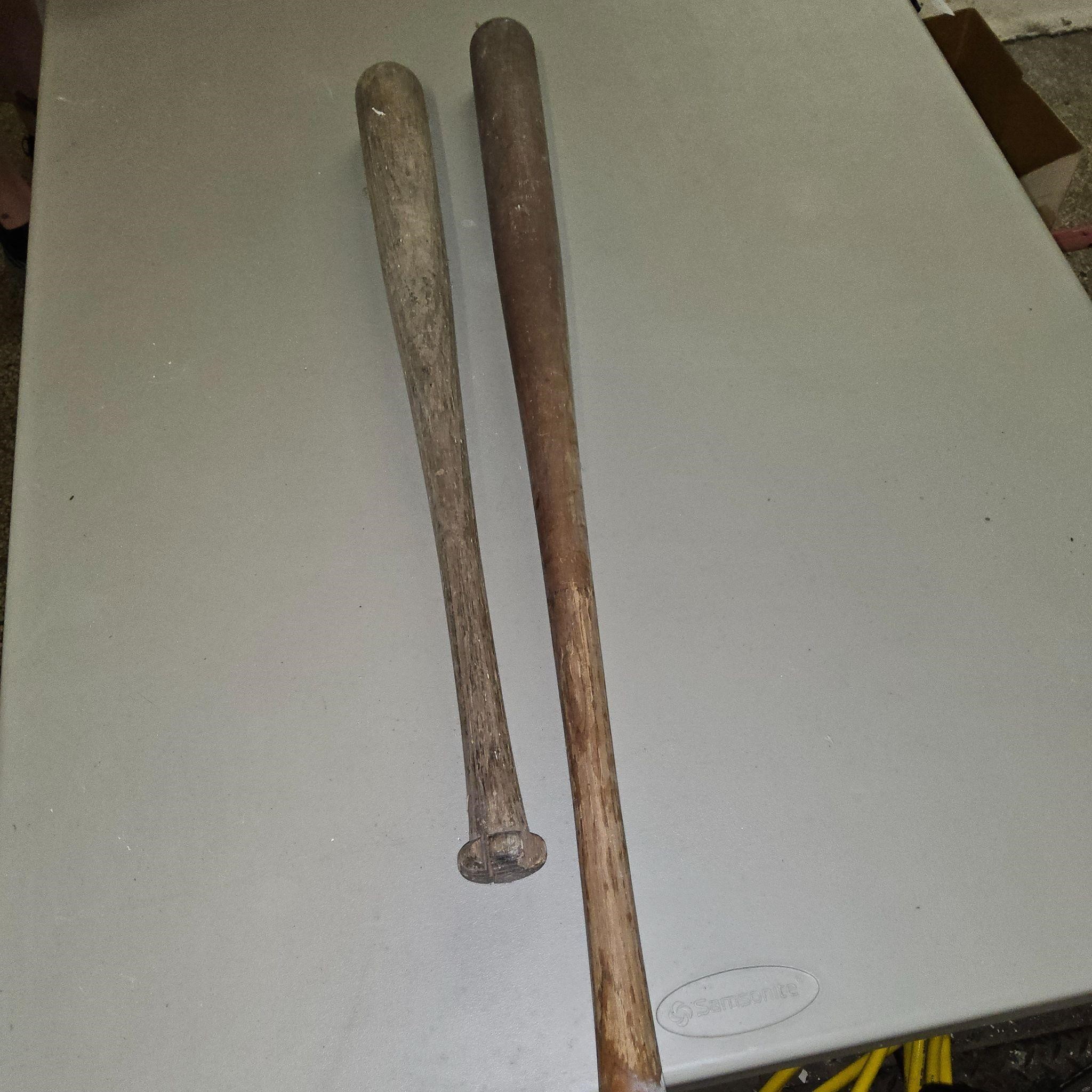 2 OLD BALL BATS