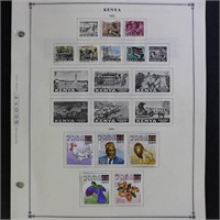 Kenya Stamps 1963-1997 Mint LH and used on pages