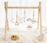 WOODEN BABY GYM 17 x19IN