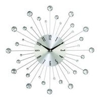 Uma Metal Wall Clock 15"D 85516