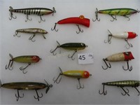 Lot of 11 Vintage Fishing Lures,