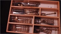 46 pieces of Community silverplate, Modern Baroque