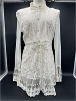 Vintage French Lace Blouse