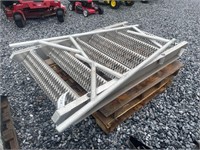 Used 6 Tier Stainless Steel Steps W/ Side Rails