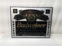 Budweiser Beer Bar ManCave Advertising Sign