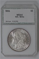 1886 Morgan Silver Dollar