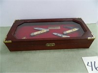 1985 Case Gunboat Pocketknife Set w/ Case