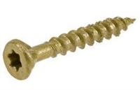 $11  Power Pro #8 x 1-1/4-in Bronze Wood Screws