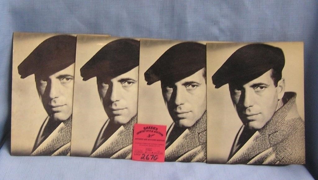 Vintage Humphrey Bogart greeting cards