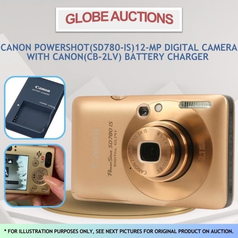 CANON POWERSHOT(SD780-IS)12-MP DIG.CAMERA(MSP:$175