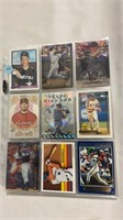 Jeff Bagwell cards 8 sheets