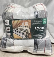 Roots Home Kings Size Reversible Sherpa Comforter