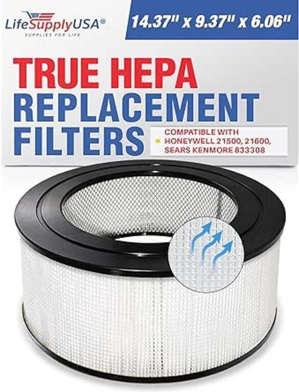 LifeSupplyUSA HEPA Filter Replacement Compatible w