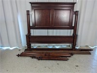 Thomas Hann & Home Cherry Wood Bed Frame