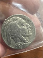 1937 Buffalo nickel