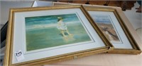 2 signed & numbered Beach prints