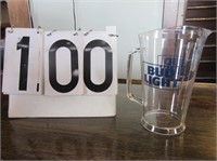18 New Bud Light Composition Beer Pitchers