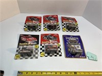 (6) Racing Champions Die Cast Race Cars