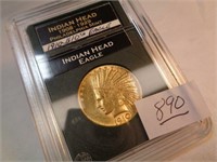 1910N GOLD INDIAN HEAD $10 EAGLE COIN