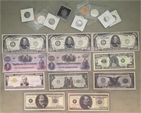 Lot of Fake and Gag Money