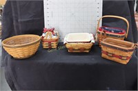 Longaberger- 5 Baskets