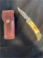 Case pocket knife with sheath