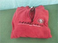 49ers 2XL pull over