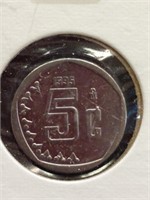 1995 Mexican coin