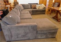 Juno 4-Piece Sectional; Gray;