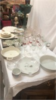 Group of Glassware & Household Items