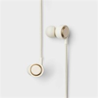 Wired Earbuds with Microphone - Heyday™ White Styl