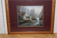 The Forest Chapel by Thomas Kinkade Print 8 1/2"