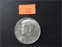 1968 40% Silver JFK Half Dollar= AU