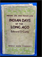 BOOK: EDWARD S CURTIS -INDIAN DAYS OF THE LONG AGO