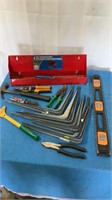 Assorted Tools & Shelf Supports