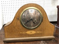 Inlaid mantle clock no markings on the movement
