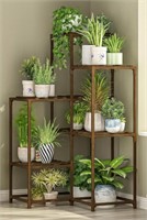 BAMWORLD 7-TIER DIY CORNER PLANT STAND(23.6 X