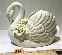 White Swan Planter