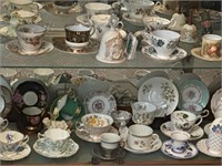 Tea cup collection