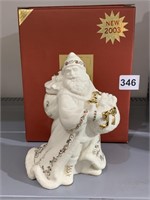 LENOX COUNTRY SANTA FIGURINE NEW IN ORIGINAL BOX