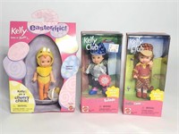 NIB Mattel Kelly Easter, Biker, & Golfer Dolls