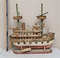 Vintage Wood Ship