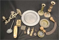 Group miscellaneous brass collectable pieces