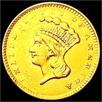 1856 Rare Gold Dollar NEARLY UNCIRCULATED