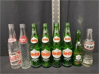 (8) Collectible Vintage Drink Bottles