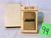 zippo lighter in plastic case