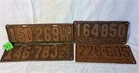 4-1920's license plates (26,27,28,29)
