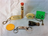 key chains/cigar holder/etc